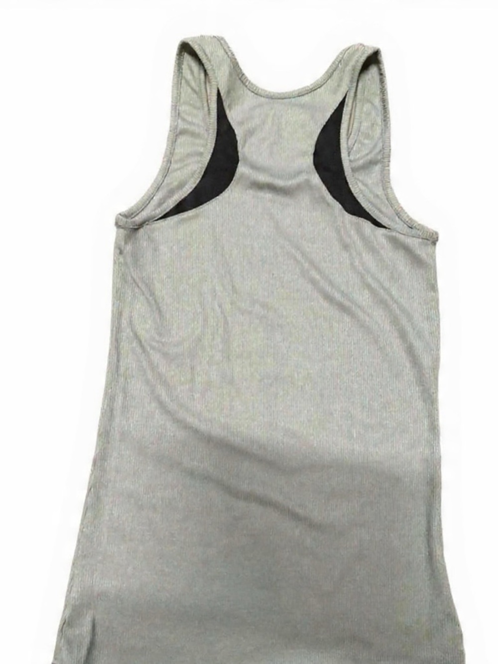 Under Armour Light Gray Ribbed Racerback Tank - Picture 5 of 7